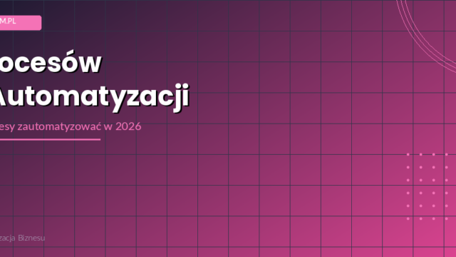 5 procesów biznesowych, które musisz zautomatyzować w 2026