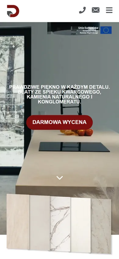 Wersja mobilna: Dunkam - blaty ze spieku kwarcowego i kamienia