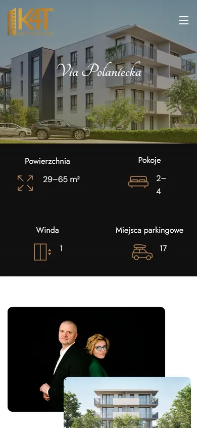 Wersja mobilna: K4T - deweloper z Chełma, inwestycja Via Połaniecka