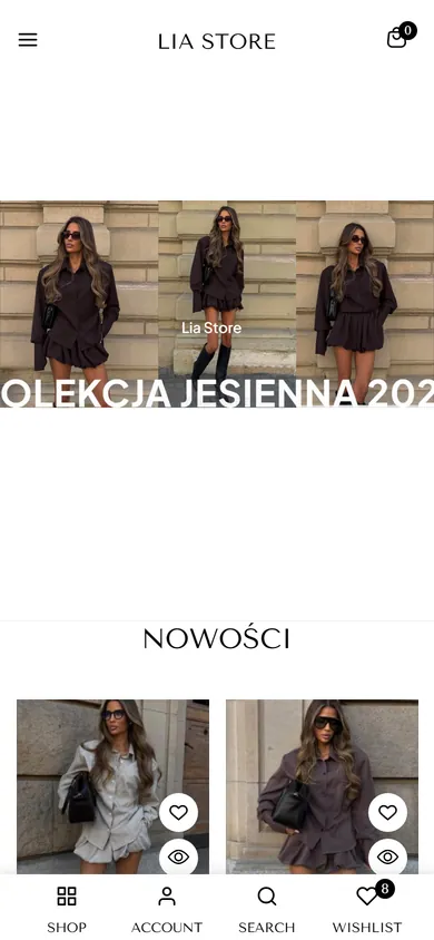 Wersja mobilna: Lia Store - sklep z modą damską