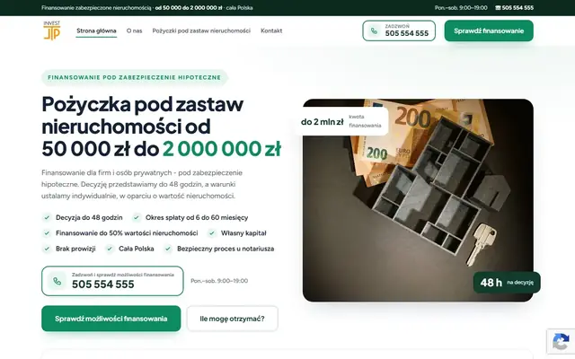 Zrzut strony: Podzastaw - pożyczki pod zastaw nieruchomości
