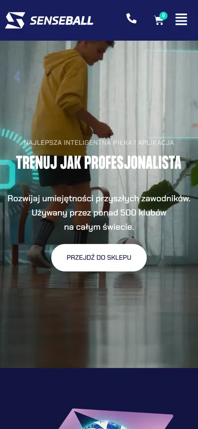 Wersja mobilna: SenseBall - sklep z inteligentną piłką treningową