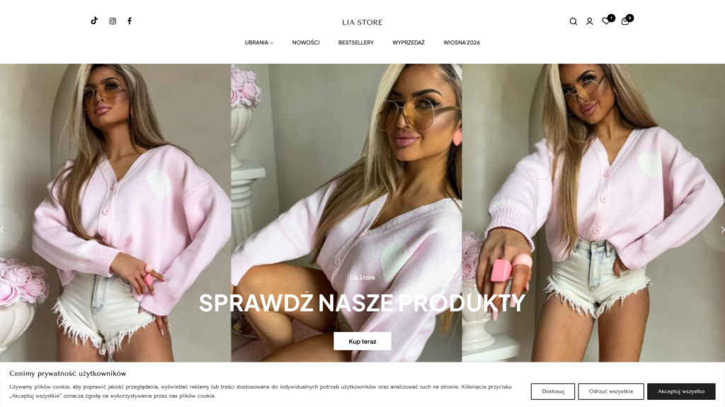 Lia Store — Butik z odzieżą damską