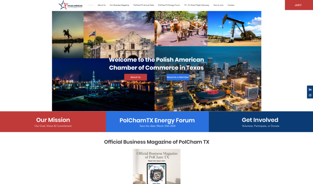 PolChamTX — Polish American Chamber of Commerce Texas