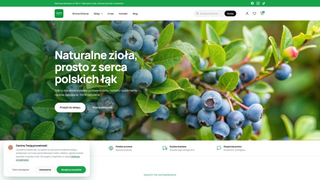 Zielarnia Jagoda – sklep ze zdrową żywnością i ziołami